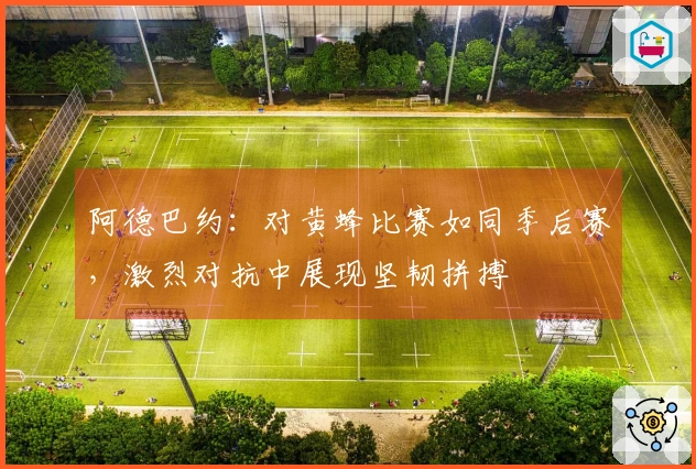 阿德巴约：对黄蜂比赛如同季后赛，激烈对抗中展现坚韧拼搏